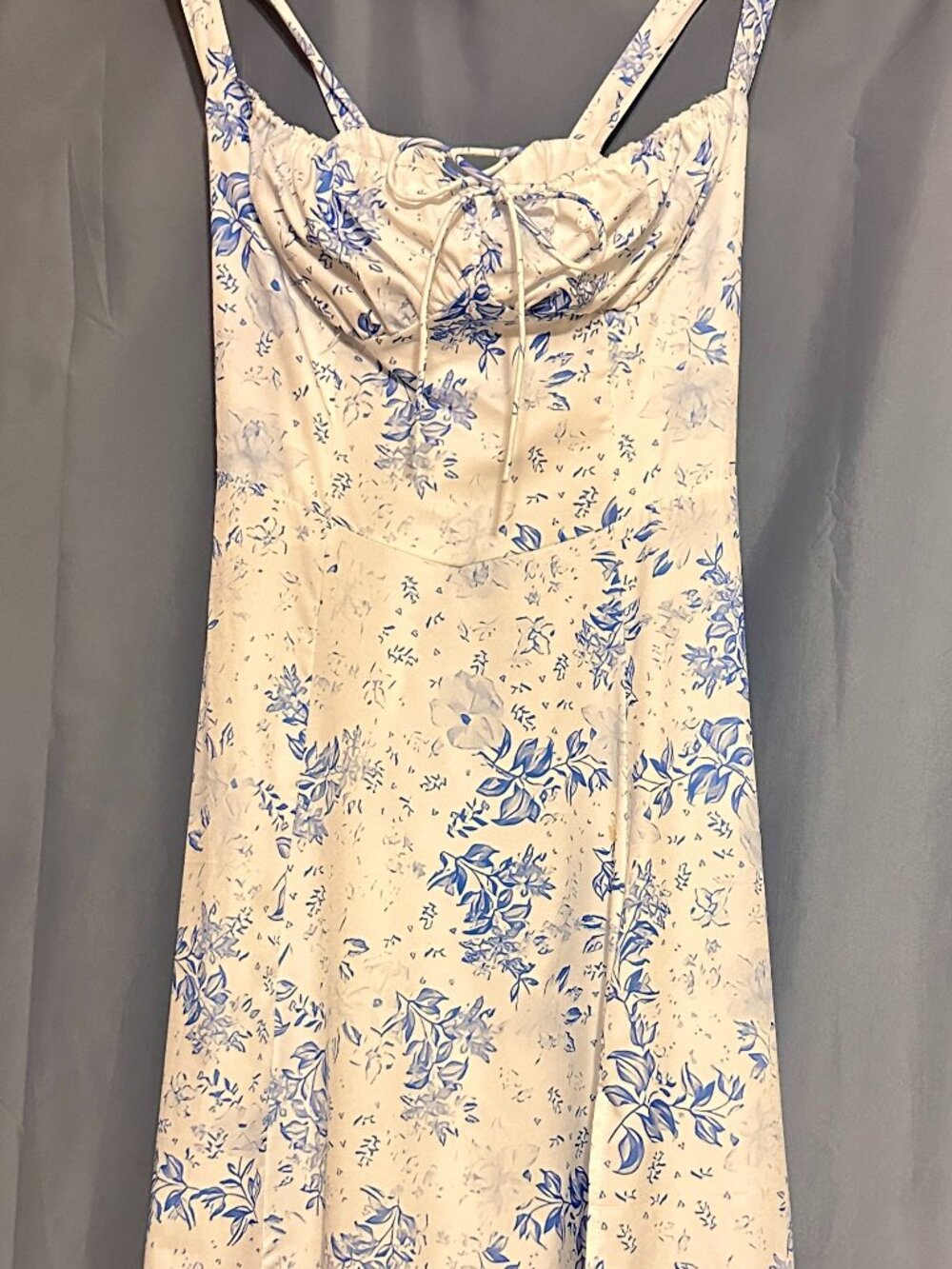 Women's summer floral print long dress, Small
